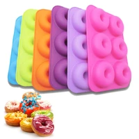 silicone donut mold baking pan non stick baking pastry chocolate cake dessert diy decoration tools bagels muffins donuts maker