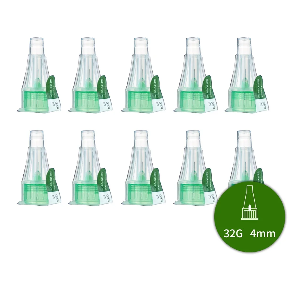 

10/30/50/100 шт. инсулиновые картриджи для инъекционной ручки инсулина Lilly, индивидуальная упаковка, медицинская игла для инсулина 4 мм, 6 мм, 8 мм