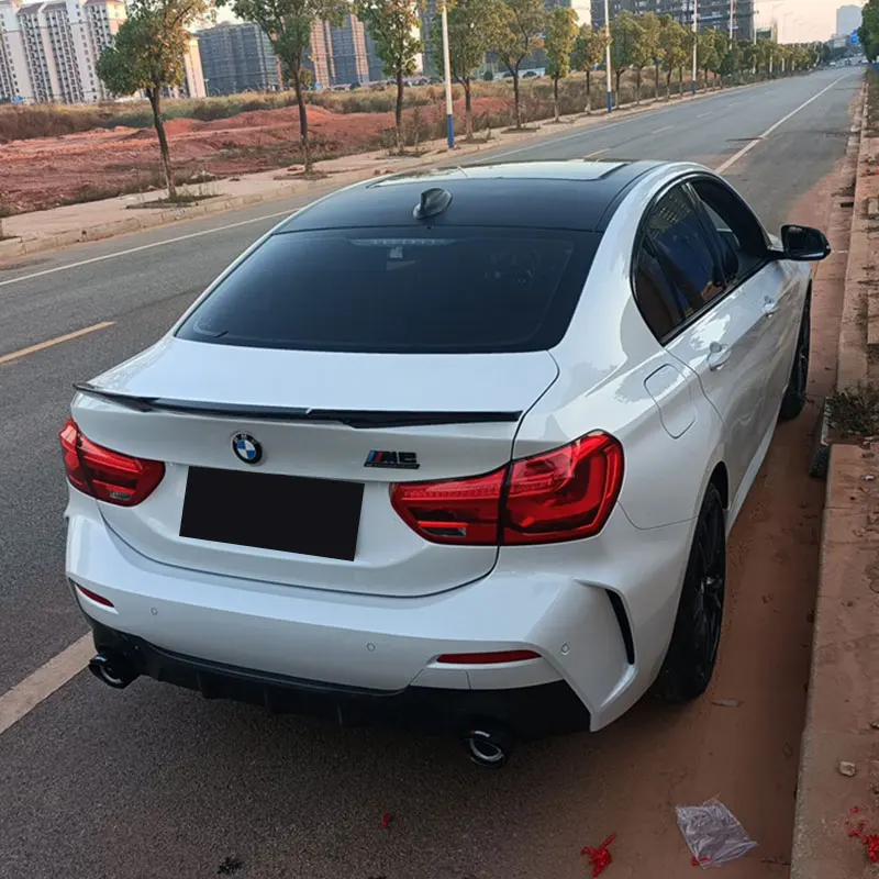 

For BMW 1 Series Spoiler 2016-2022 BMW 118i 120i 125i High Quality ABS Plastic Carbon Fiber Look Rear Trunk Wing Rear Spoiler