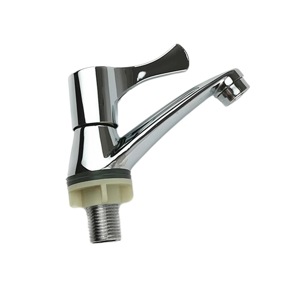

Basin Taps Sink Taps 1/2\" Threaded Connection 96Type Basin Sink Faucet Cold Basin Lever Taps Home Kitchen Bathroom