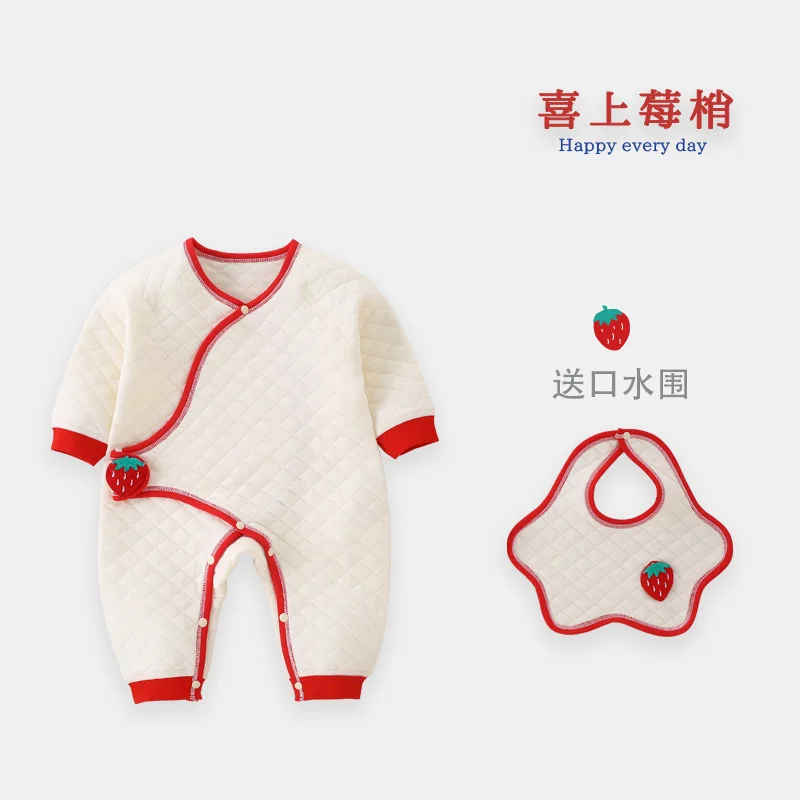 

Стеганые комбинезоны для малышей, домашняя одежда для новорожденных, без косточек, проводная теплая одежда, костюмы