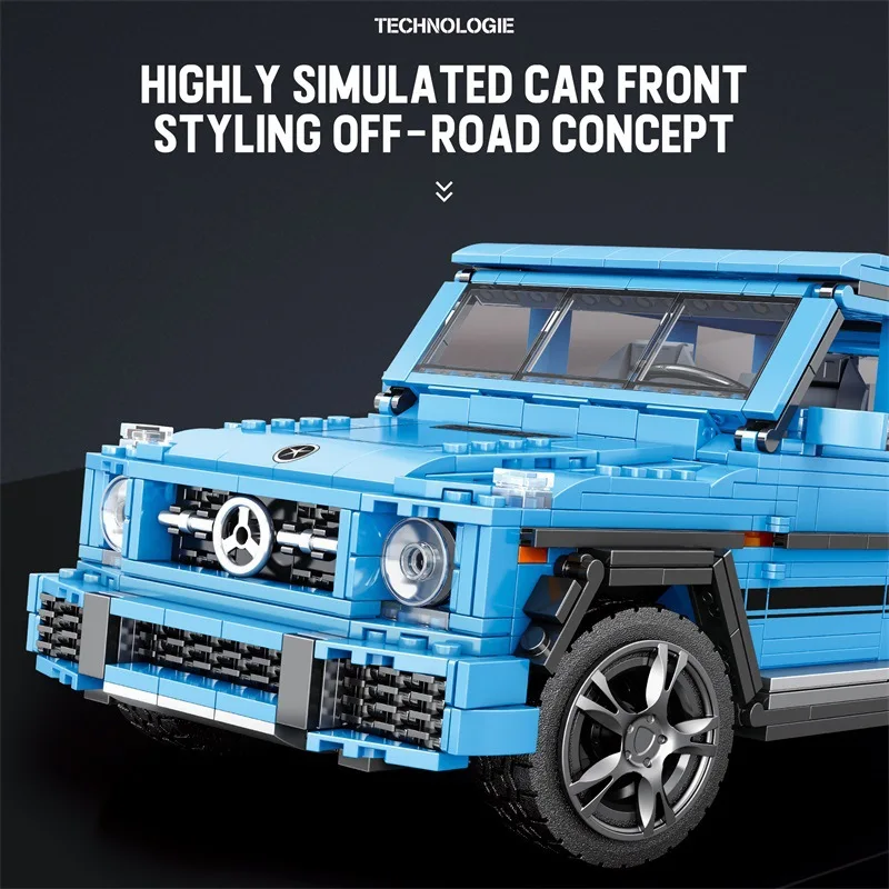 1204 шт. Детский конструктор Mercedes Benz