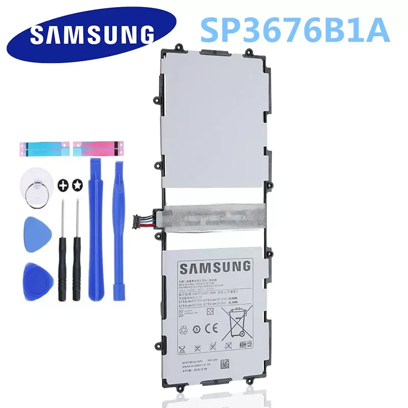 

Original Battery SP3676B1A For Samsung Galaxy Note 10.1 GT-N8000 N8005 GT-N8010 N8013 N8020 P7500 GT-P7510 P5100 P5113 7000mAh