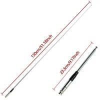 27mhz bnc telescopic 23130cm antenna for handheldportable cb walkie talkie compatible with most handheld cb radios