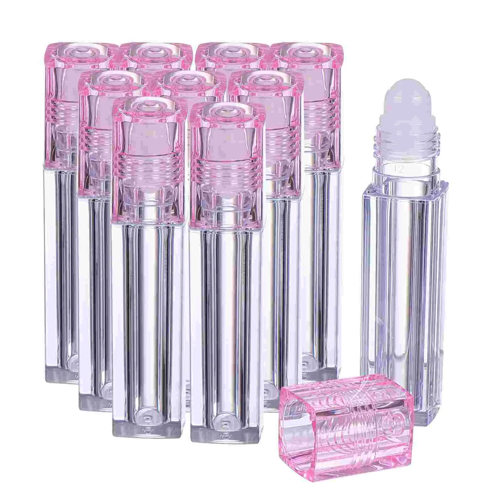 

Bottles Roller Bottle Essential Oiloils Rollempty Lip Square Refillableglosslotion Rollerball Lipstick Tubes Liquid Containers
