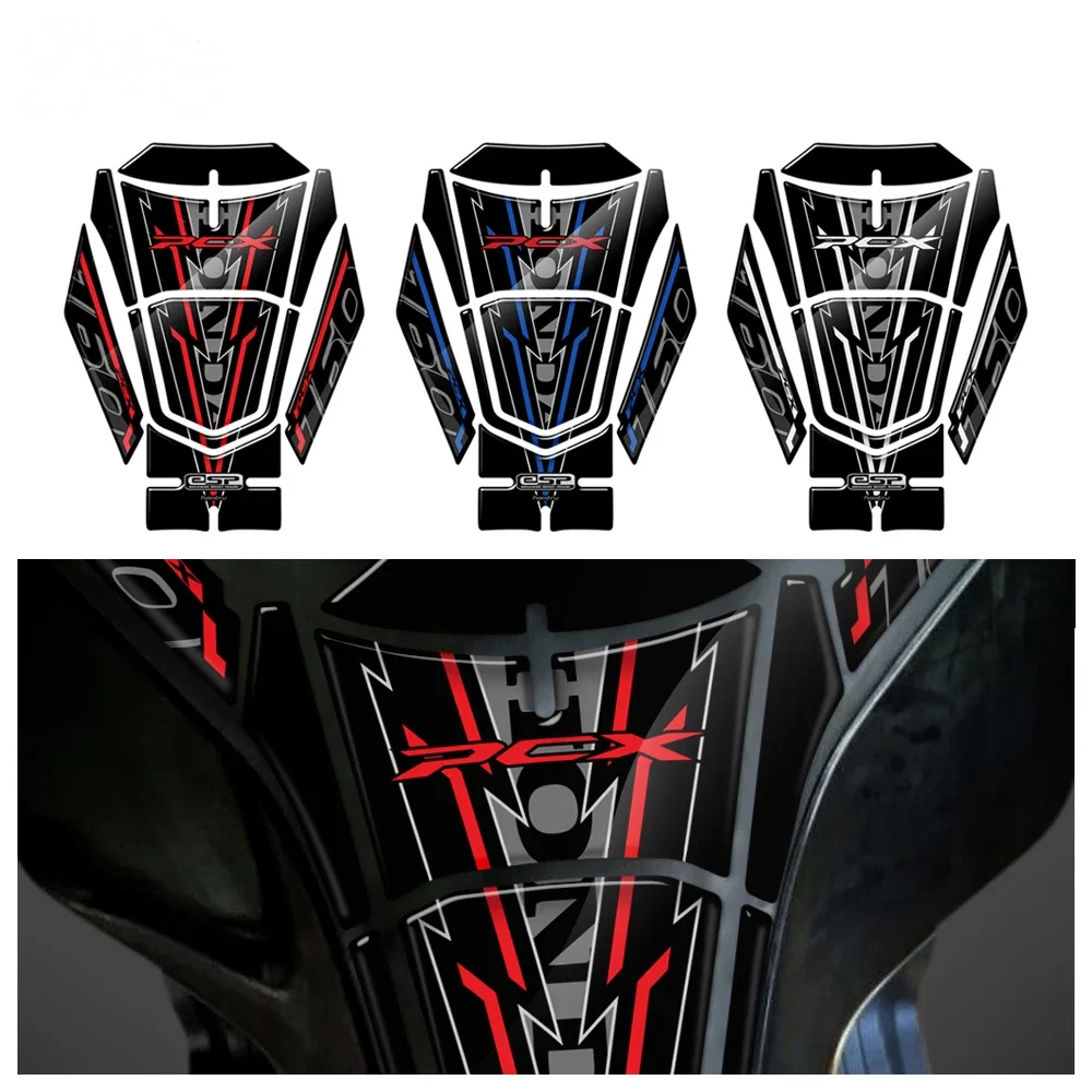 Для Honda PCX 160 2021 позднее 3D полимерное наклейка на бензобак мотоцикла