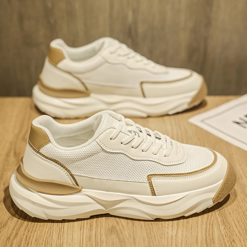 

Men Casual Sneaker Round Toe Thick Bottom Comfortable Breathable Wear-Resistant The New Fashion Wild Spring and Autumn Main Push