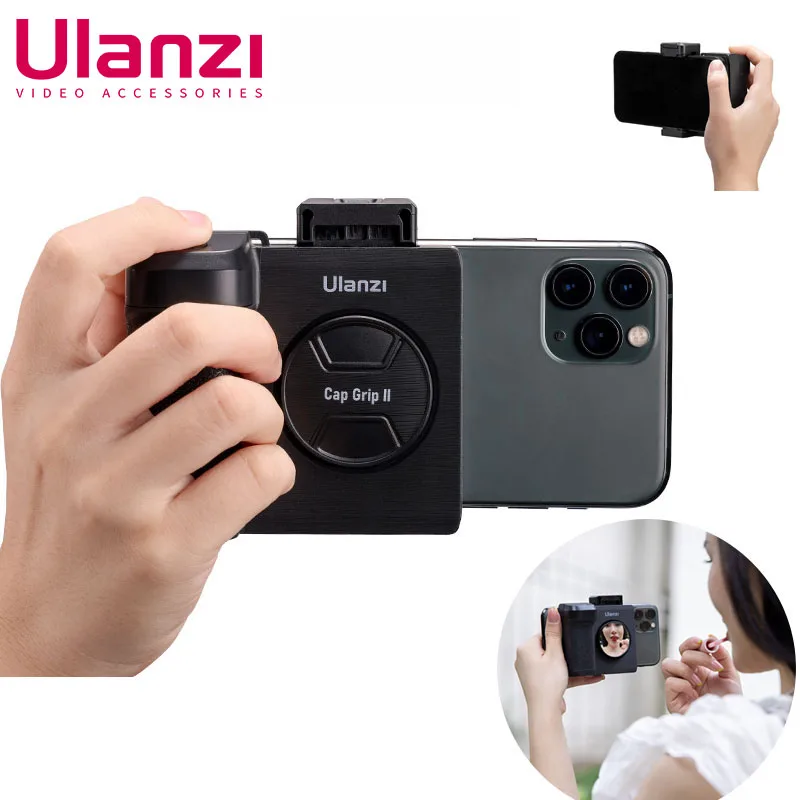 

Держатель для селфи Ulanzi Capgrip II, Bluetooth-пульт дистанционного управления, с винтом 1/4