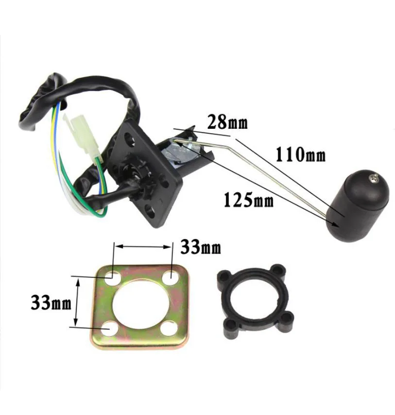 

Аксессуары для мотоцикла, передний топливный бак, датчик уровня масла, комплект, плавающий индуктор, подходит для 125cc