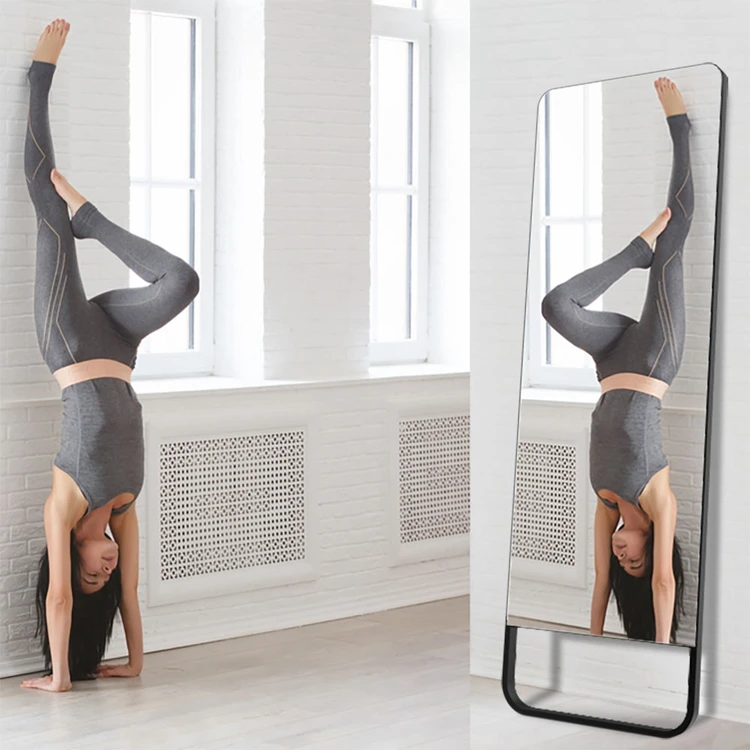 

43inch glass screen gym wall mirrors intelligent Interactive home gym fitness workout room mirror sport smart mirror