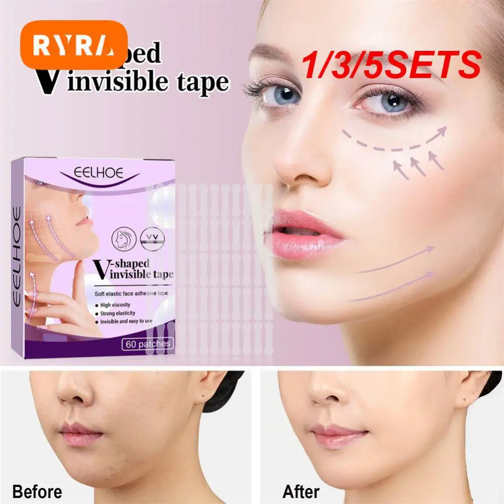1/3/5 комплектов пластырь для подтяжки подбородка