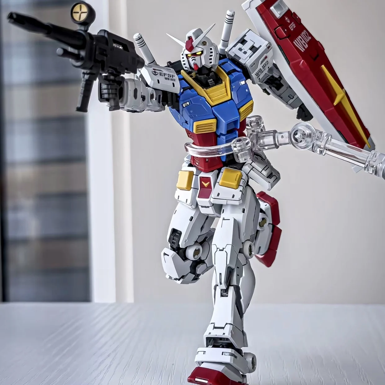 Фото Changlong Model 5501 RG 1/144 Rx-78-2 Ver 2,0 подвижные шарниры в сборе, комплект модели робота, высокое качество, коллекционная для детей №2
