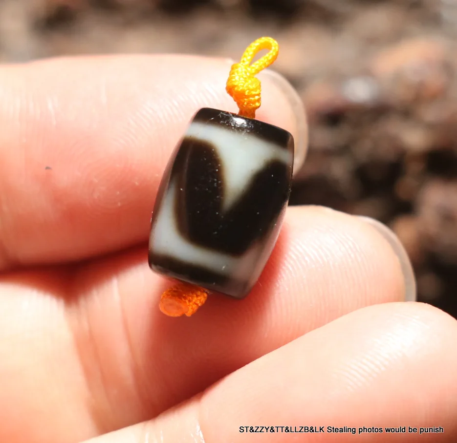 

Энергетический Тибетский старый жирный Агат Cinnabar Dots тигровый зуб рис SH бусины дзи Amulet TIMESTOWN