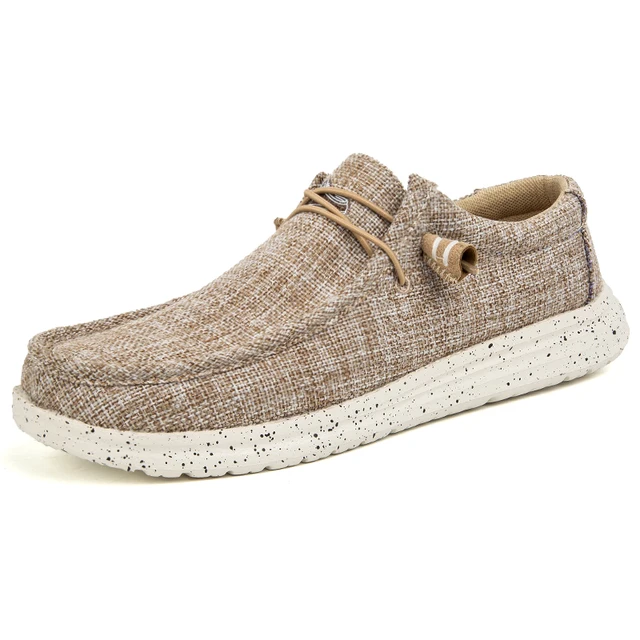 2022 New Men Trendy Canvas Loafer Shoes 