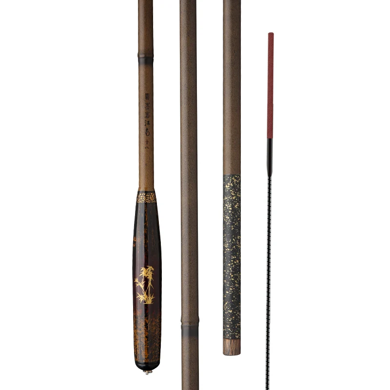 Ultralight Fishing Rod Imitation Bamboo Hand Rod Crucian Carp Hand Rod 37/28/19 Tune Super Hard Taiwan Fishing Rod Vara De Pesca enlarge