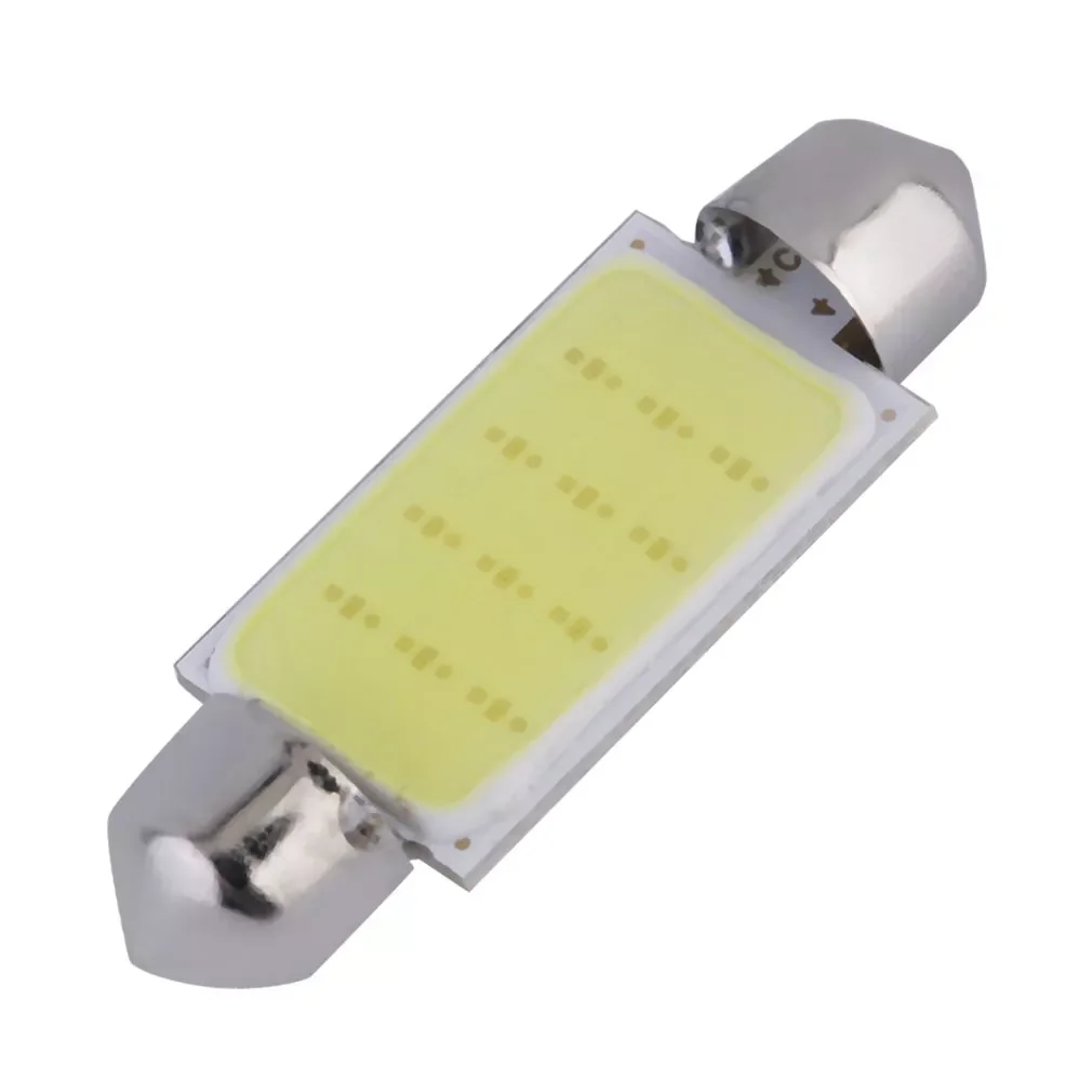 

2pcs/10pcs White 42MM Festoon COB 12 LED Map/Dome Interior Light Bulbs