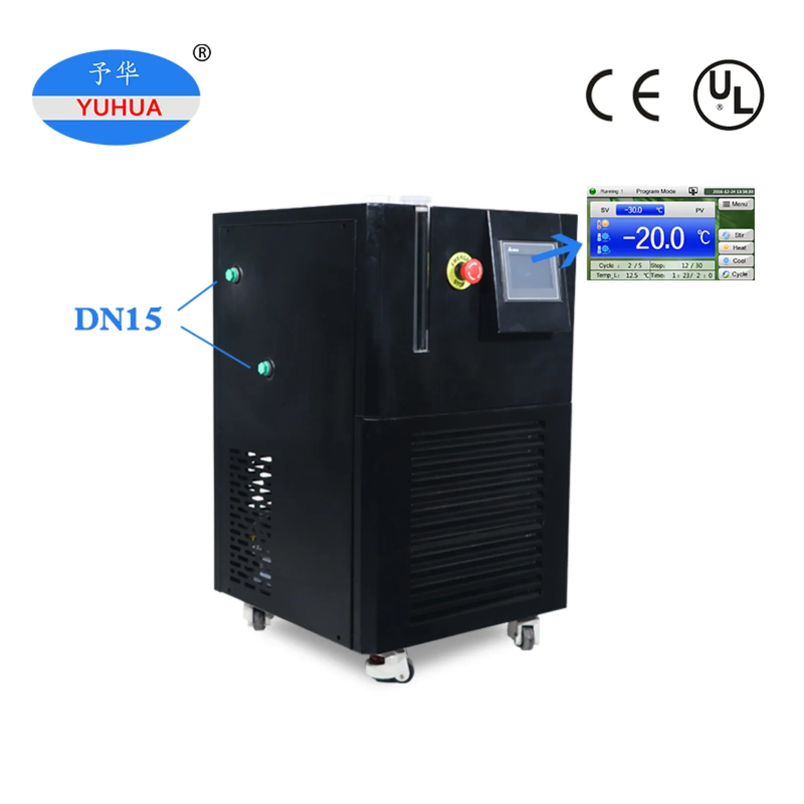 Dir Somaliland Laboratorio Industriale Raffreddato Ad Aria Refrigeratore A Ricircolo Di Glicole Ultra Bassa Temperatura Chiller