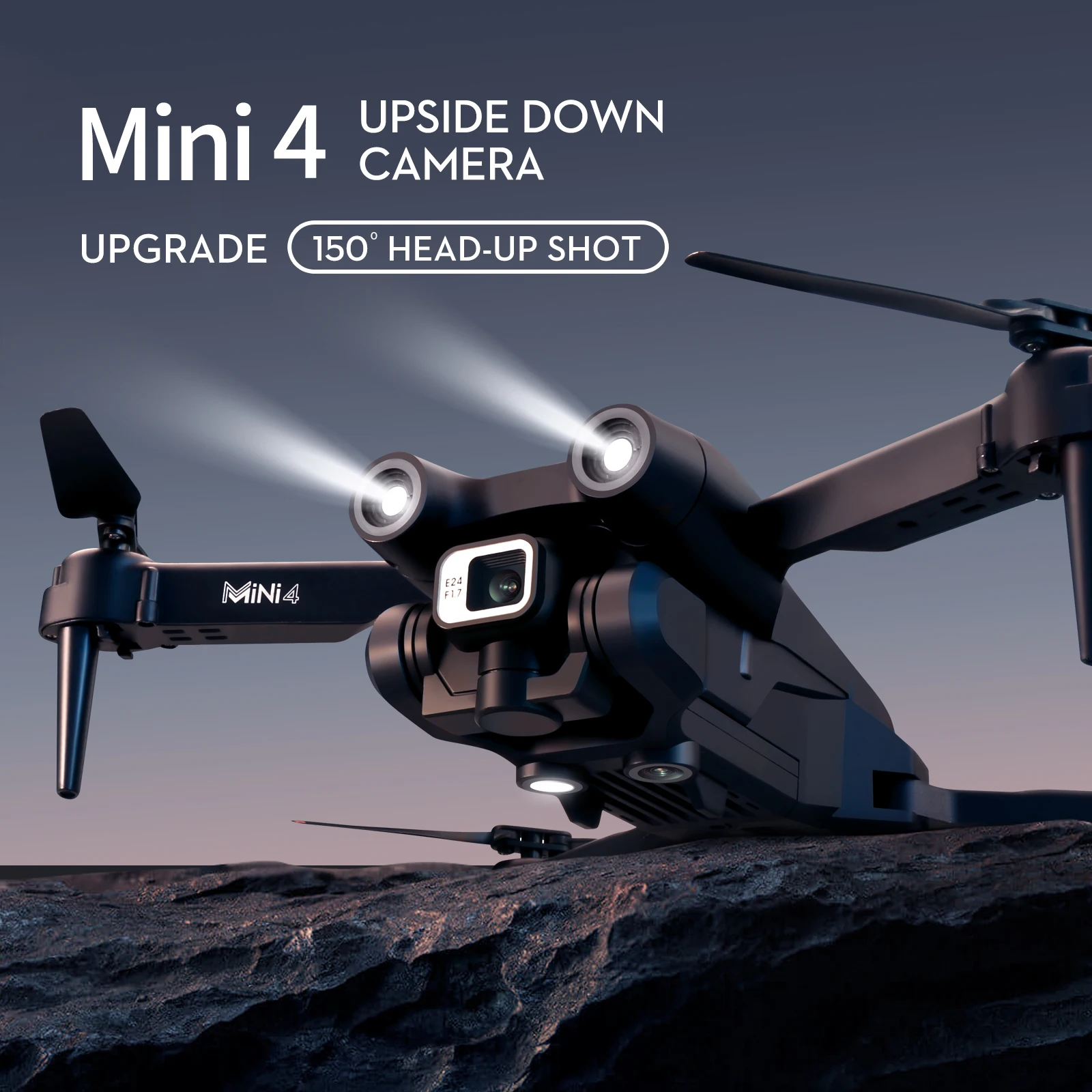 MINI 4 Drone Aerial UAV 4K Invert Aerial Vehicle Optical Flow Location Obstacle Avoidance Remote Control Aircraft Toy