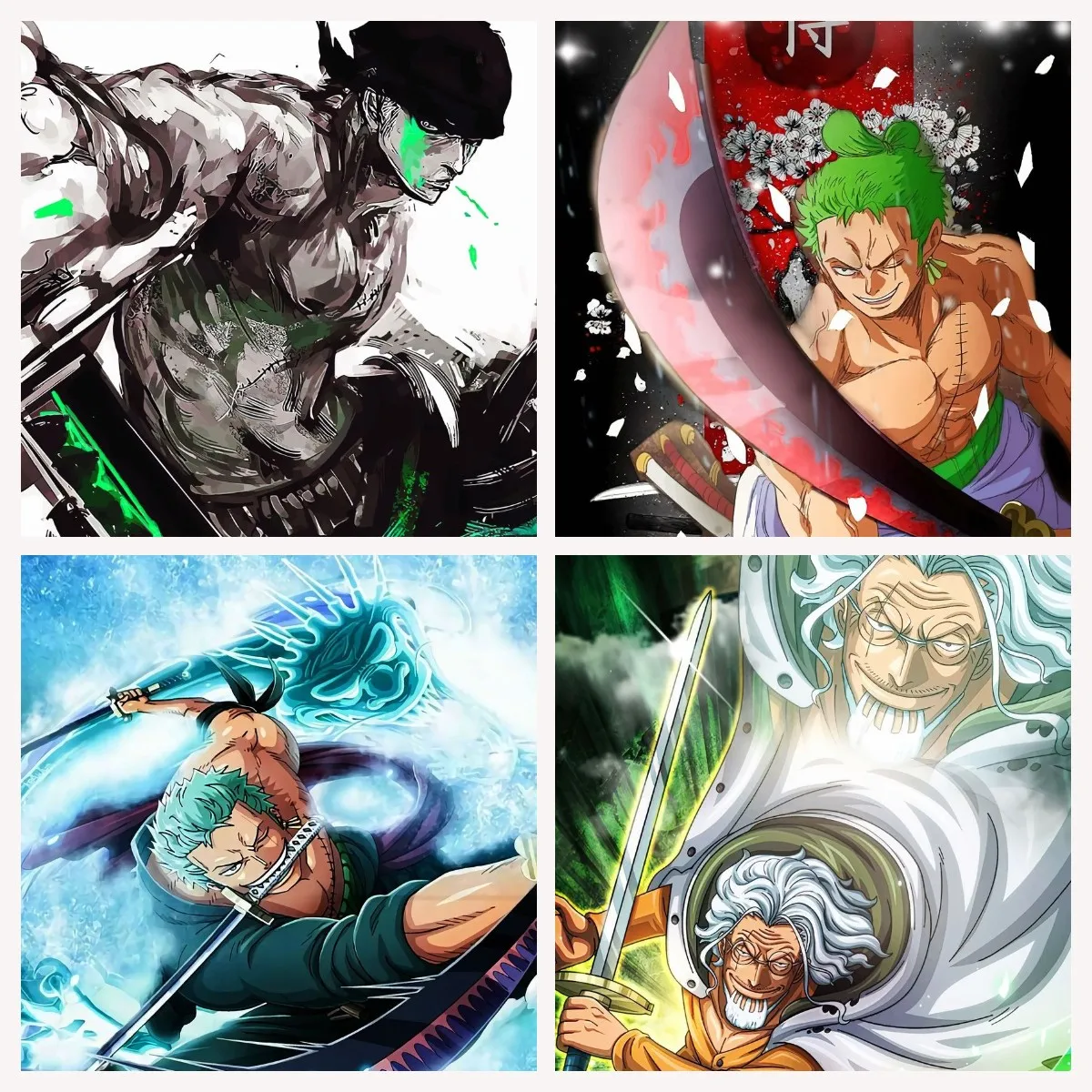 

Bandai Zoro One японские ророноа постеры японская живопись алмазной живописи DIY 5D алмазная вышивка мозаика настенное искусство домашний декор