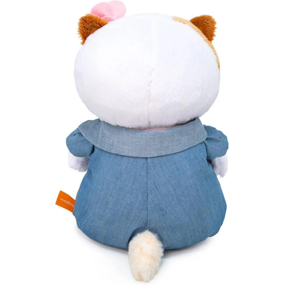 Мягкая игрушка Budi Basa Basik & Co Кошечка Ли-Ли BABY в джинсовом комбинезоне 20 см |