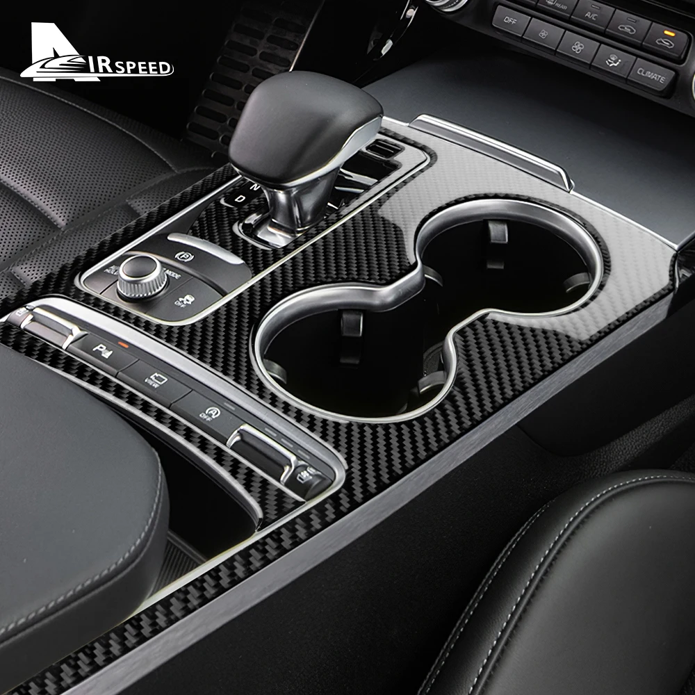 Настоящая мягкая наклейка из углеродного волокна для Kia Stinger 2019 2020 2021 2022 2023 LHD RHD