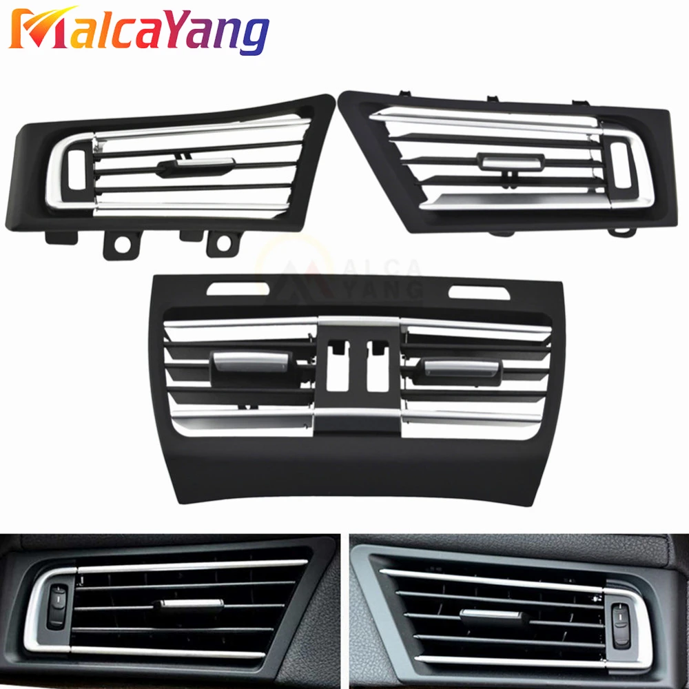 

Car Dashboard Central Air Conditioner Vent AC Grille Complete 64229115857 64229115858 For BMW 7 Series F01 F02 F03 F04 2007-2015