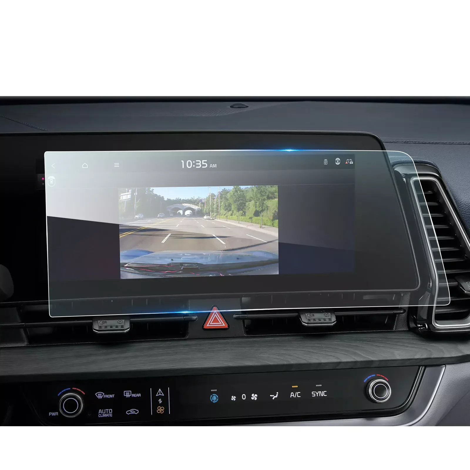 

For Sportage NQ5 2022 Car LCD Digital Instrument & Navigation Display Tempered Glass Screen Protector Auto Interior Parts