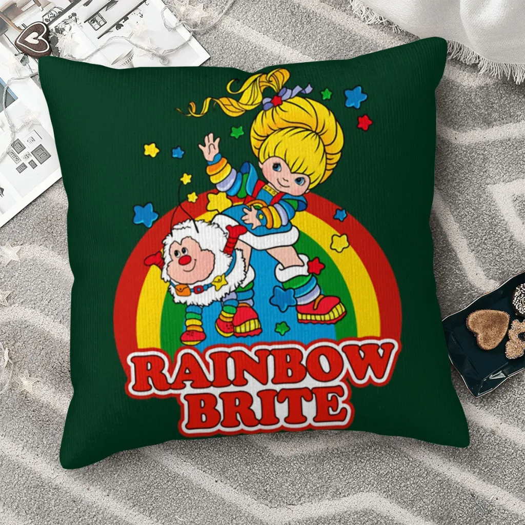 

Чехол для диванной подушки Rainbow Brite, чехол для короткой подушки Rainbow Brite, наволочки для домашнего дивана, стула, декоративный рюкзак