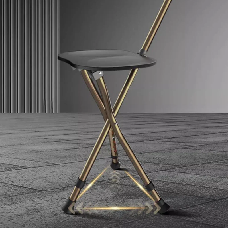 Табурет для пожилых людей портативный твердый табурет из алюминиевого сплава