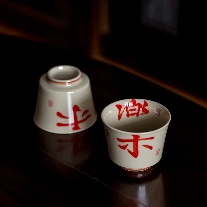 

70ML Chinese Style Ceramic Mug Hand-painted Craft Teacup Coffee Cup Latte Cup