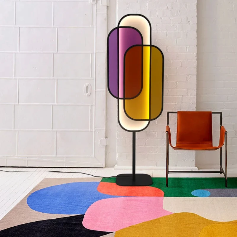 Модель комнаты Цвет Торшер Атмосфера Свет Лампа в гостиной для учебы