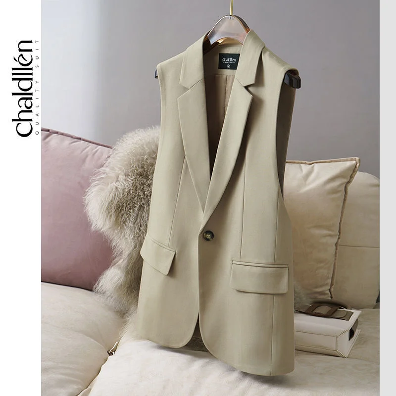 

Solid Color Suit Vest Women 2022 Spring And Autumn New Korean Fashion Temperament Capable Casual Simplicity Ladies Waistcoat