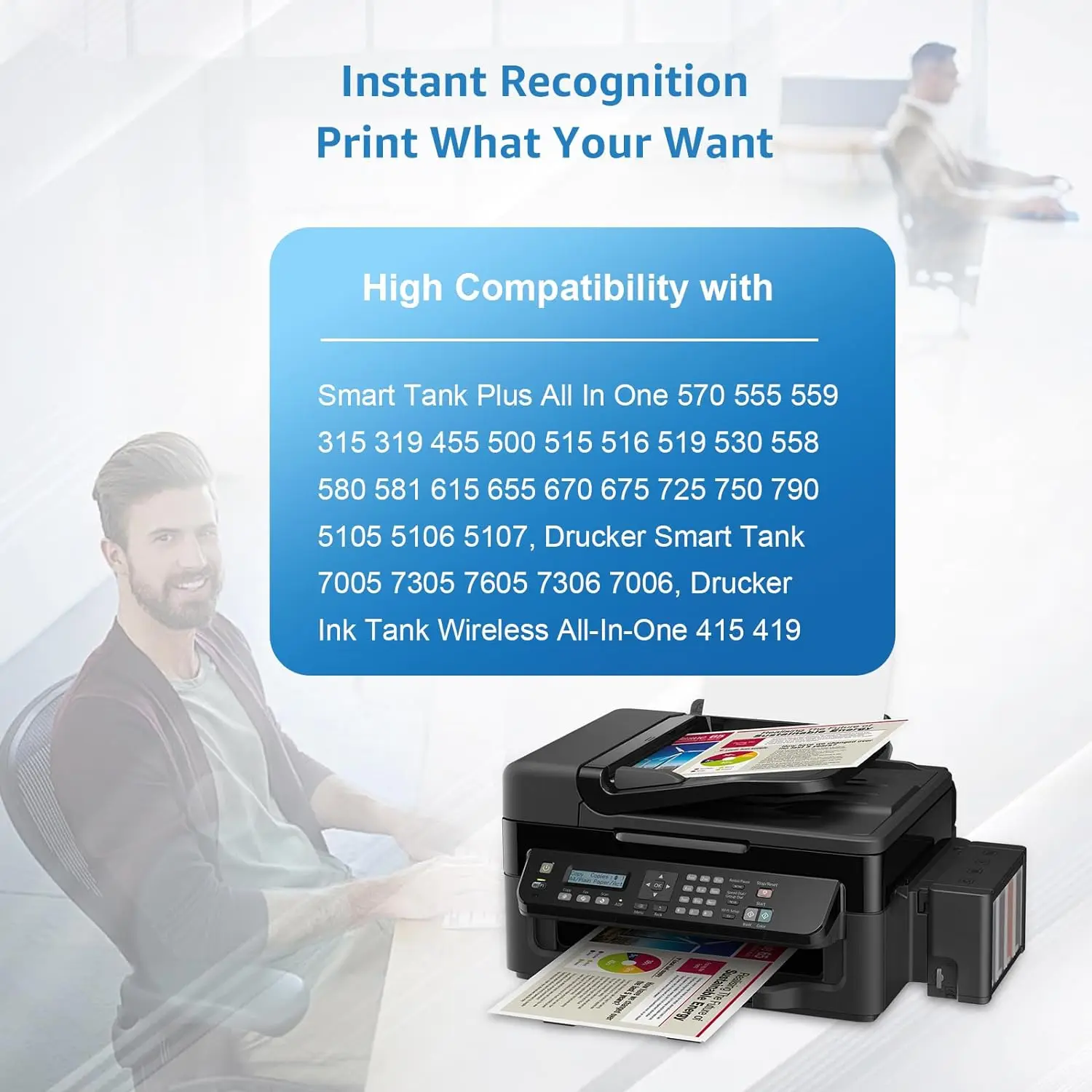 Чернила совместимые с 32 XL 31 для Smart Tank 555 315 319 455 515 516 530 558 559 570 полировальный Multipack