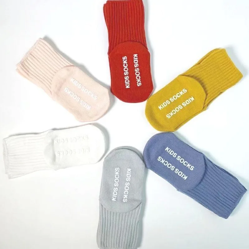 6 пар/партия детские носки из натурального хлопка