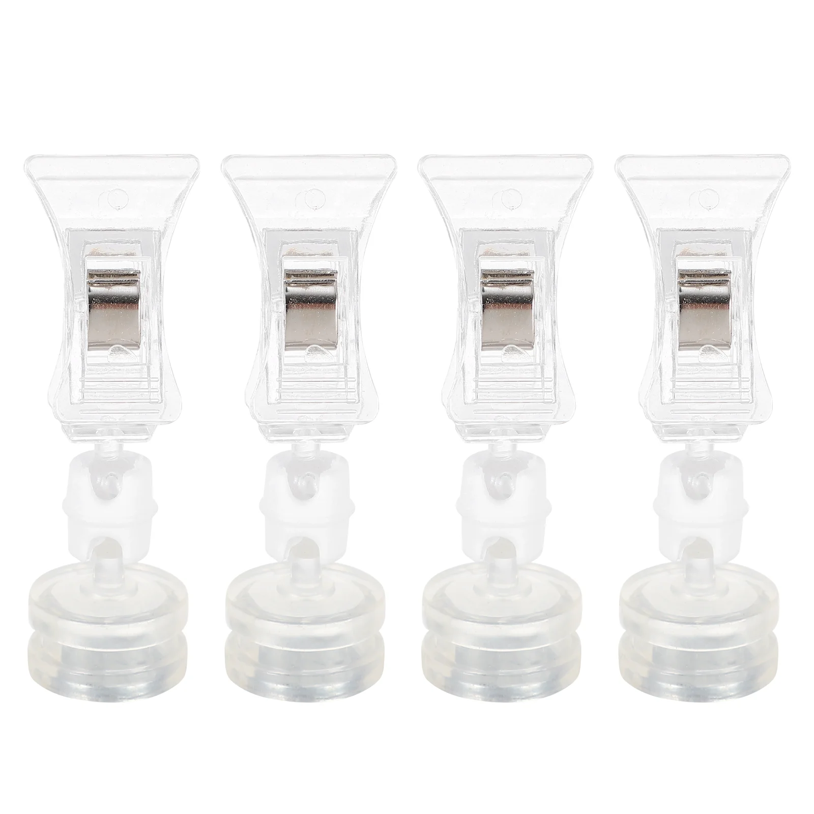 

4pcs Poster Clip Prime Sturdy Premium Advertising Clamp Poster Clip Label Holder for Home Shop