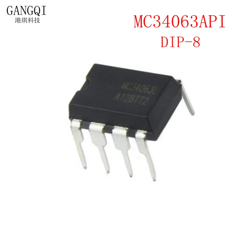 

10PCS MC34063API DIP8 MC34063AP1 DIP MC34063 34063API new IC