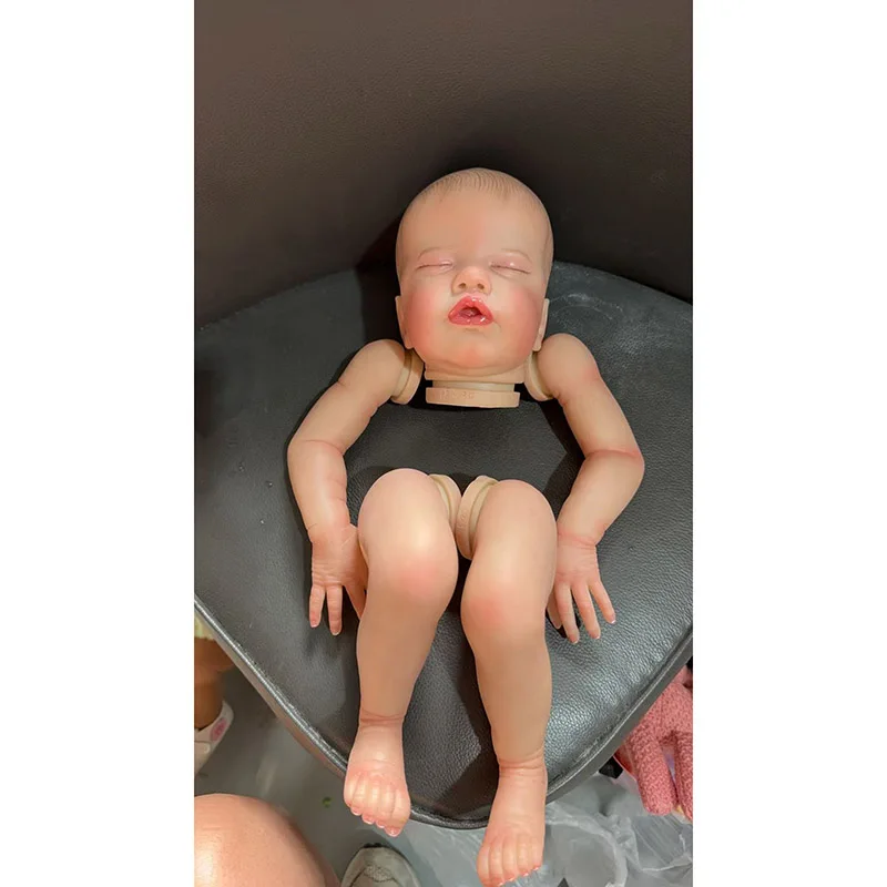 Фото 18-дюймовый новый комплект куклы Reborn Primrose Asleep/Awake Limited уже окрашенные комплекты с видимыми венами Muñeca Kit Reborn №4