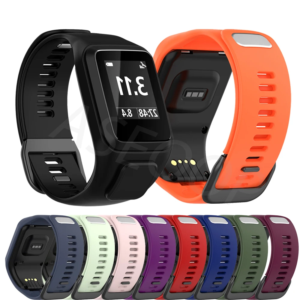 

Ремешок силиконовый для смарт-часов TomTom Runer 2 3