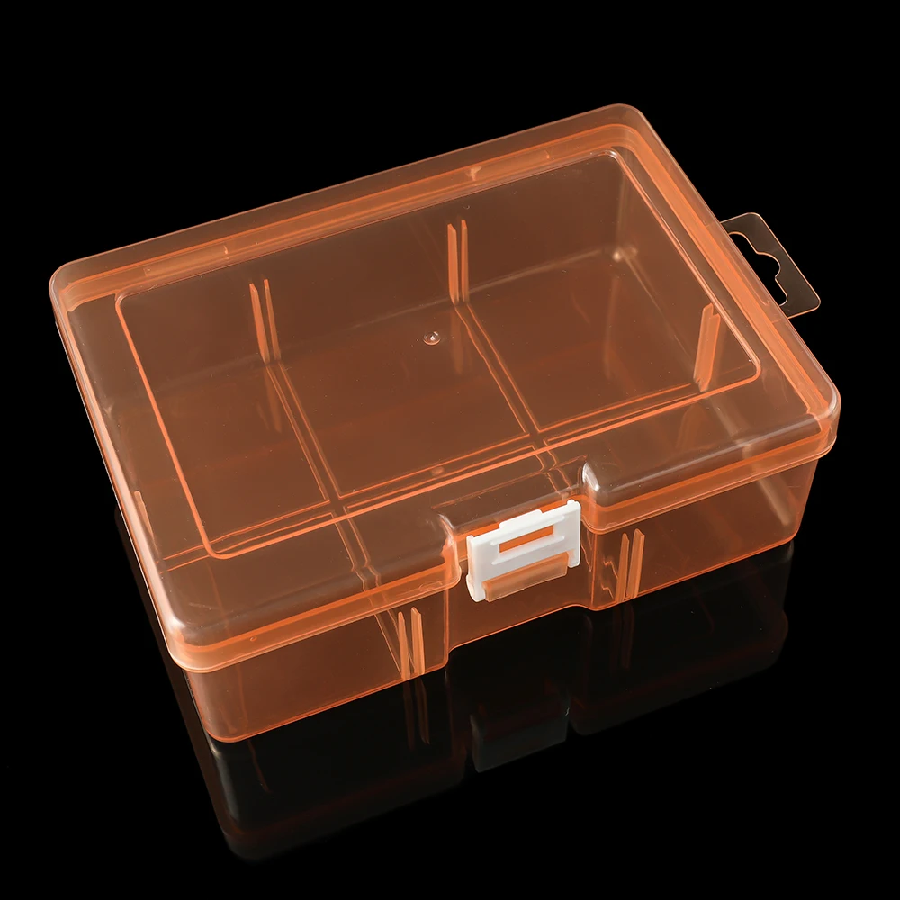 Мини-пластиковая коробка, прямоугольная коробка, прозрачная коробка, упаковочная коробка, коробка для хранения, пылезащитный твердый прочный чехол для хранения ювелирных изделий, контейнер