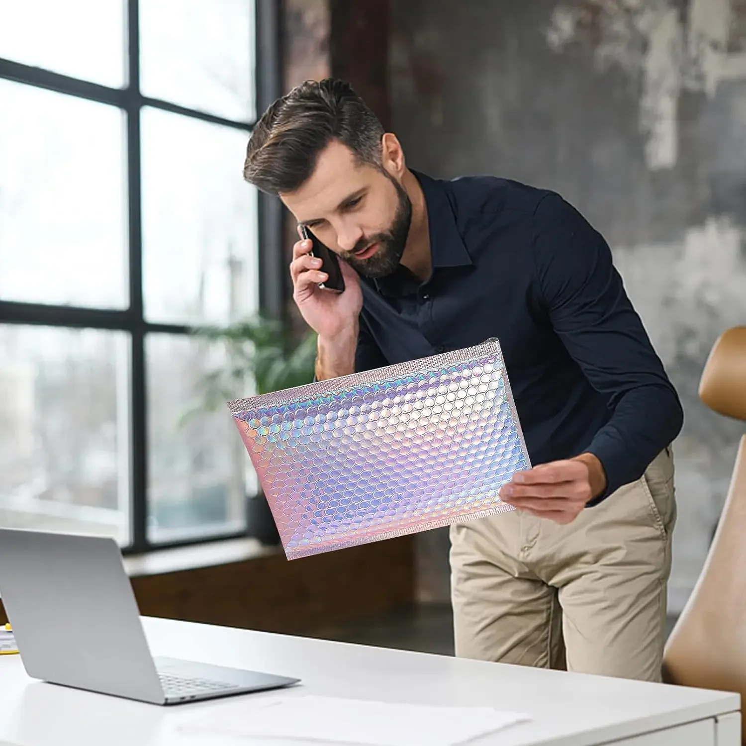 Рисунок 6 - Голографический лазерный серебряный