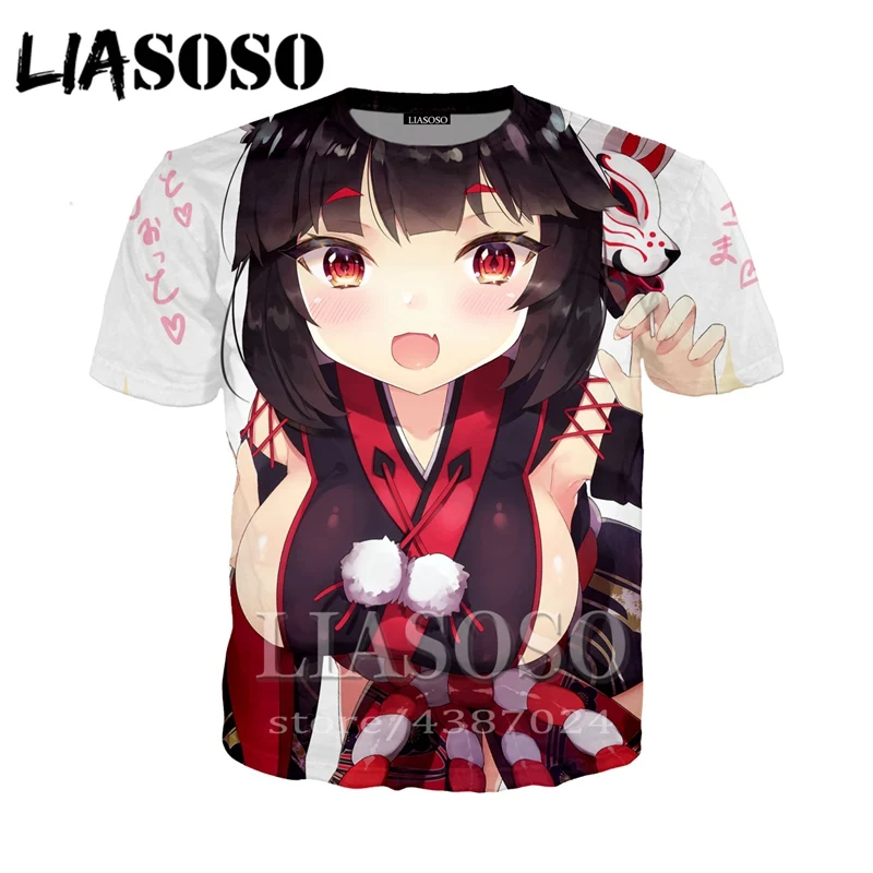 

Новинка 2022, Мужская футболка в стиле Харадзюку с принтом «Харадзюку Лейн», классная женская футболка с аниме, привлекательные футболки с 3D-п...