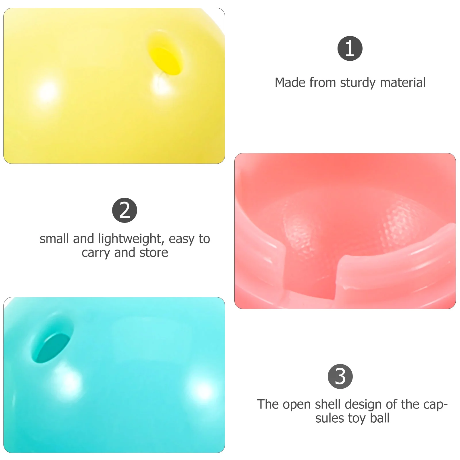 20 шт. жевательные шарики мини гашапон пустой корпус для вечеринки сферические