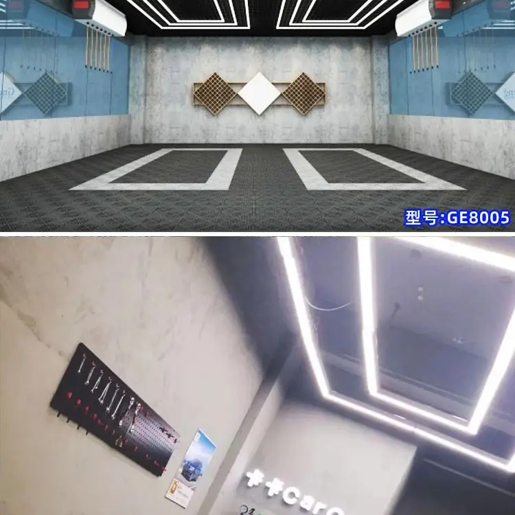 Индивидуальное производство Прямоугольная форма гаража светодиодная лампа