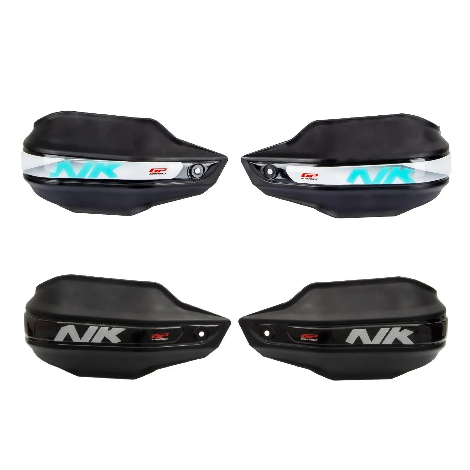 

GP Composite CF Moto 250 NK 2018-2022 Plastic Hand Guard Black Turquoise