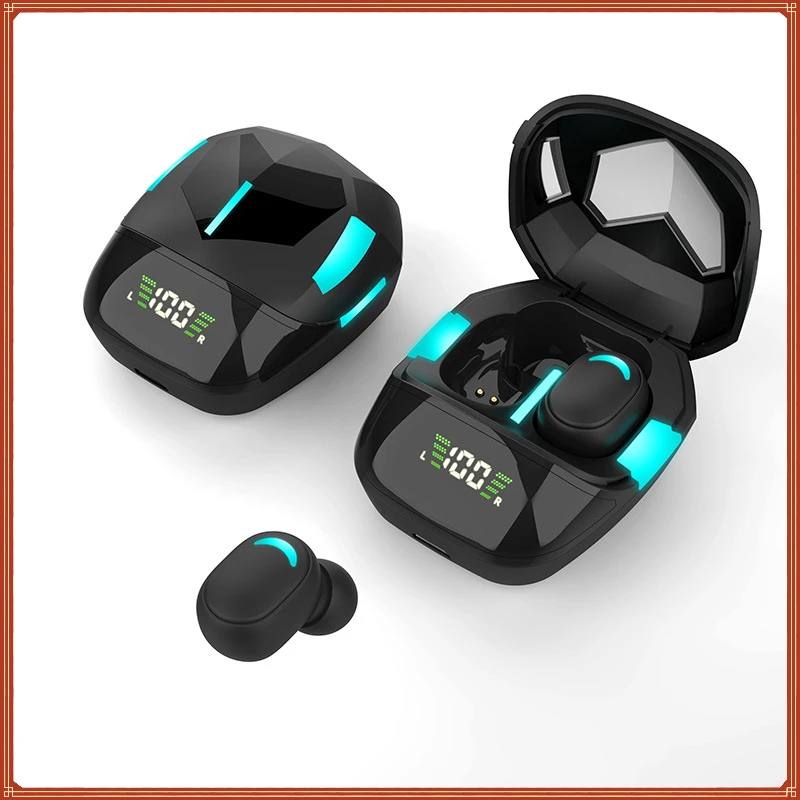 

Wireless Bluetooth 5.1 Headset G7S Game TWS Real Earphone Radio Competition Low Delay In-ear Driver Headphones Earbuds PK G6S