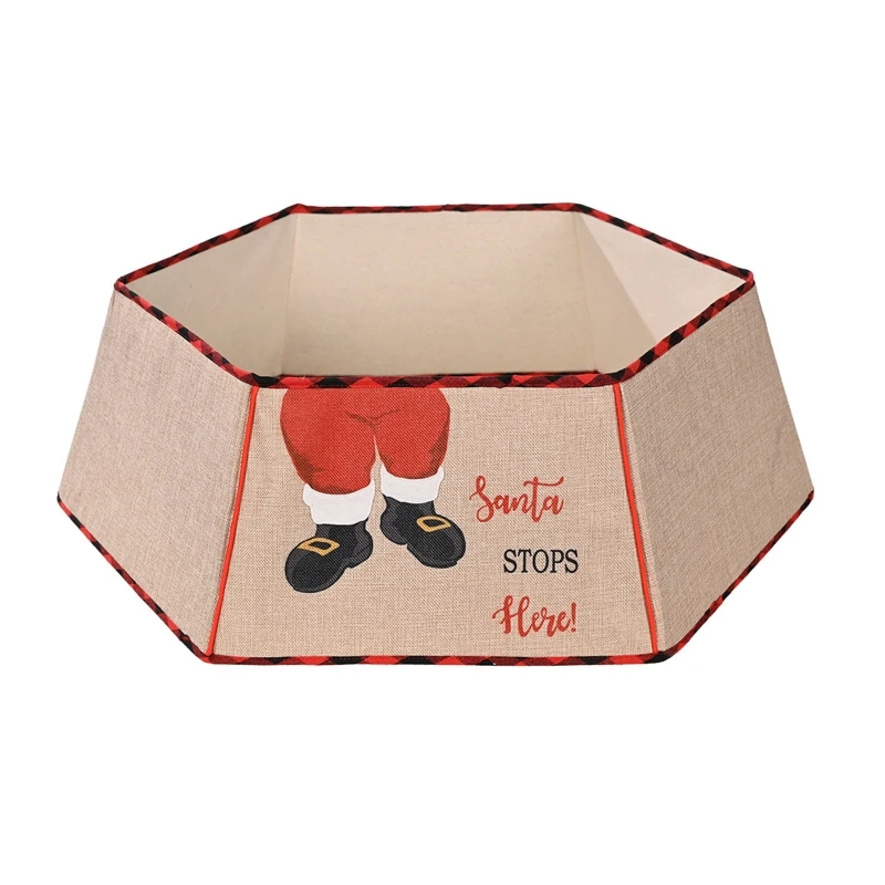 

Юбка на рождественскую елку в рустикальном стиле