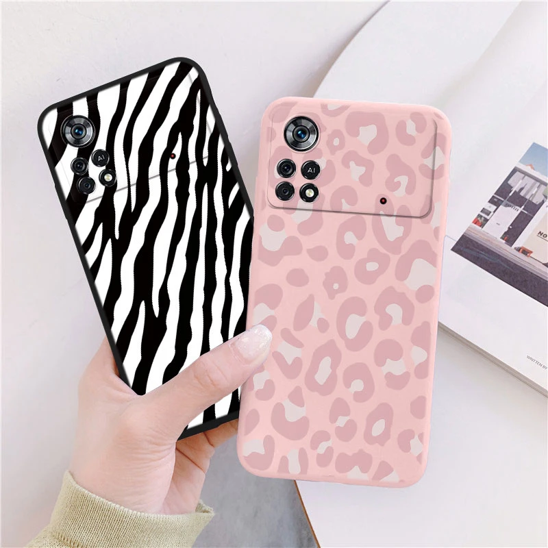 for poco x4 pro 5g nfc case watermelon cute fruit love heart butterfly women dog flower silicone for poco x4pro 5 g phone cover free global shipping
