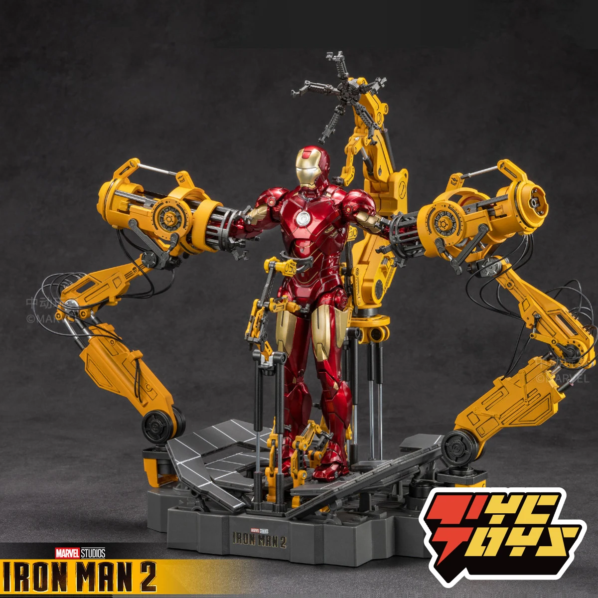 

NEW 2021 Marvel Iron Man Mark MK5 Tony Stark Super Hero Doll Hand-Made Ornaments MK50 Disassembly table