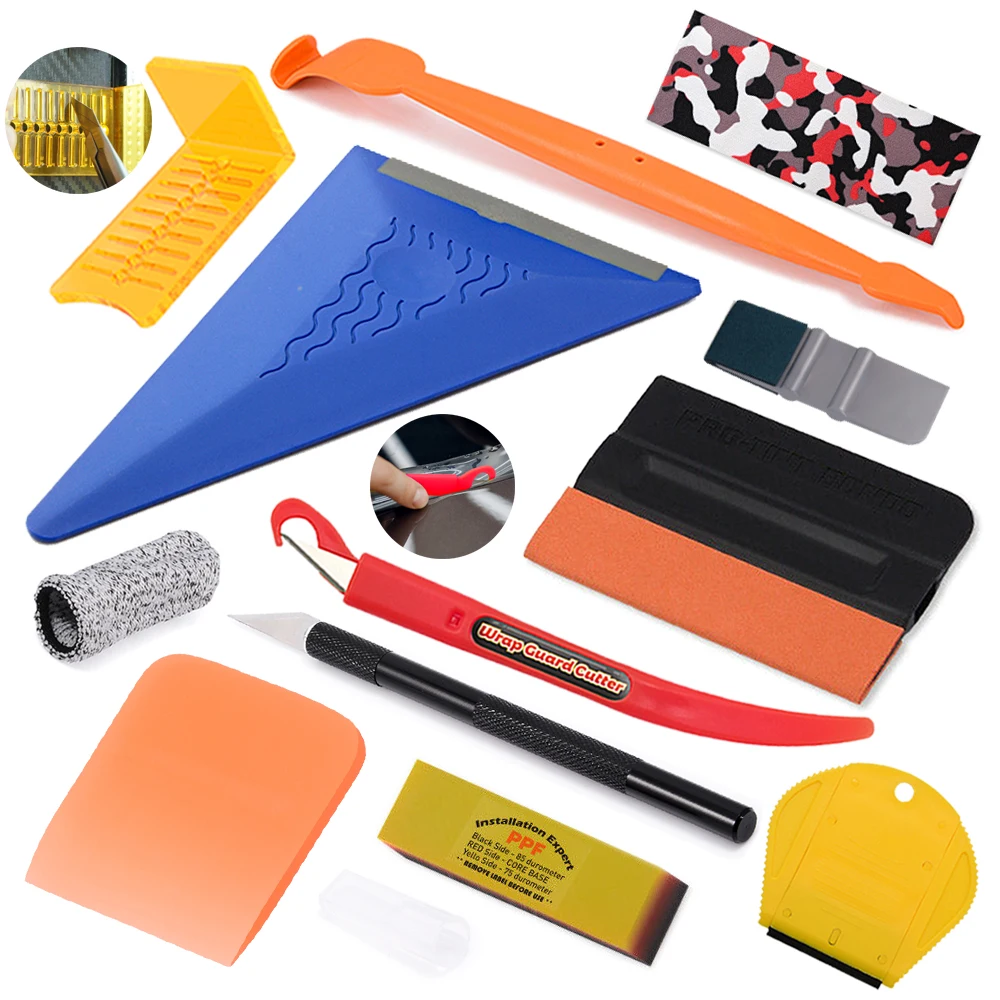 

EHDIS Carbon Film Vinyl Wrap Cut Tool Window Tinting Car Decal Sticker Paint Razor Scraper Glass Squeegee Motorcycle Accessories