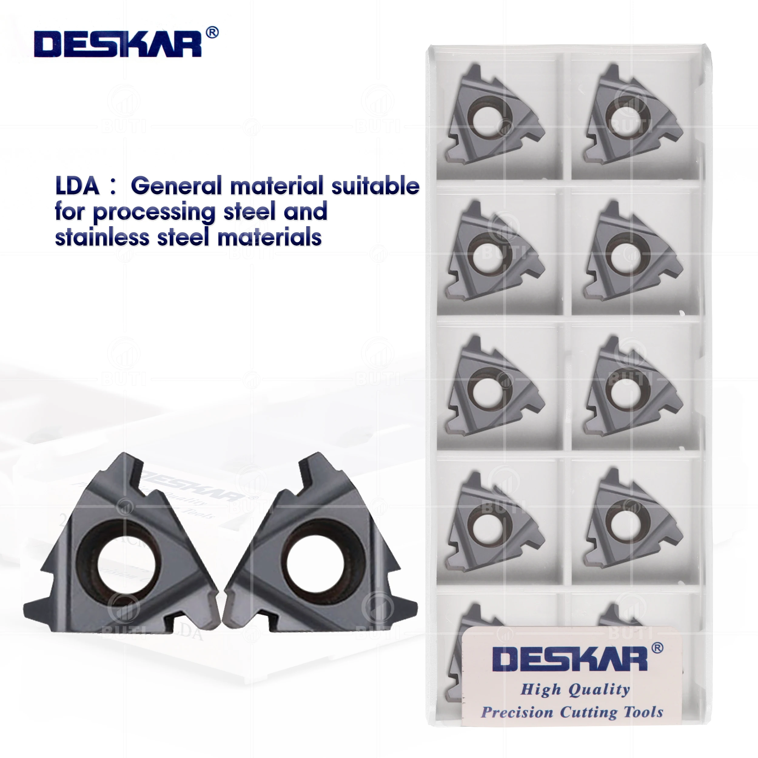 Фото DESKAR 100% оригинальный 22ER 22IR 5acme 6acme LDA токарные инструменты, карбидные вставки, токарные станки с ЧПУ, режущие инструменты, детали для металла №1